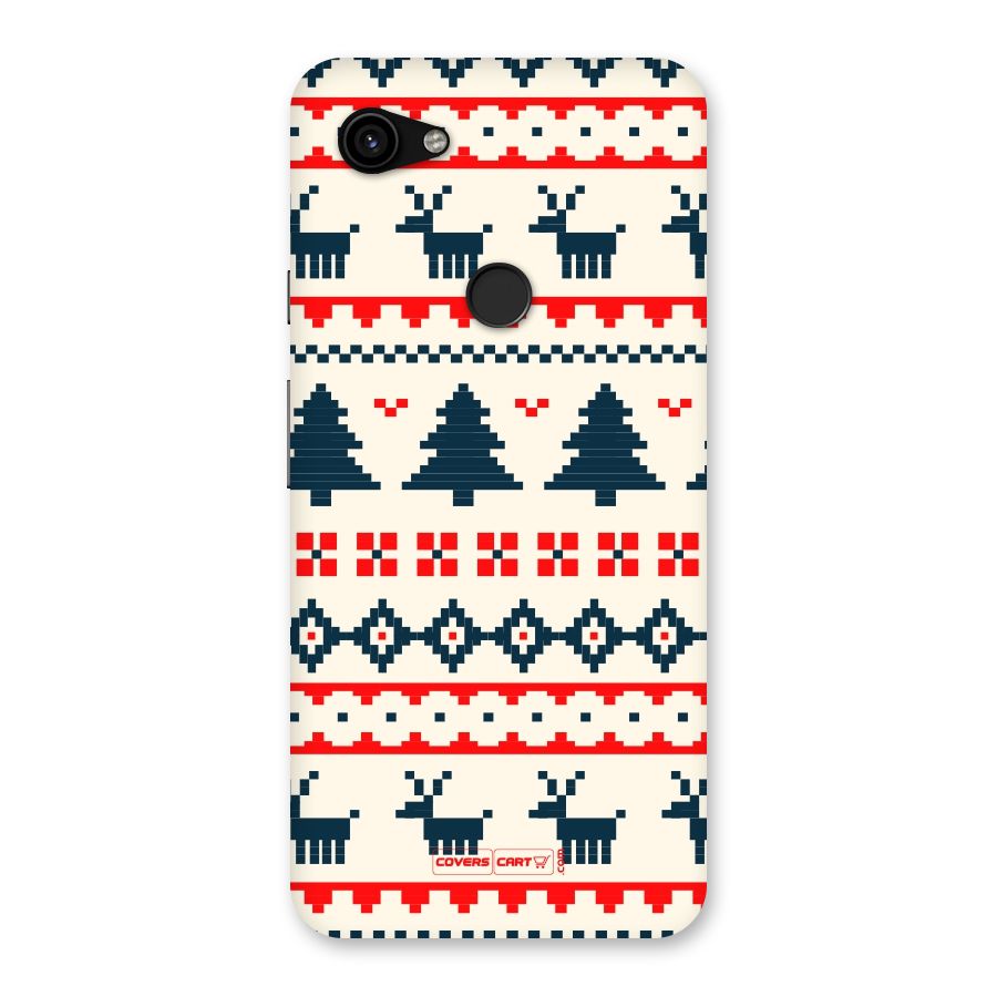 Christmas Design Pattern Back Case for Google Pixel 3a XL