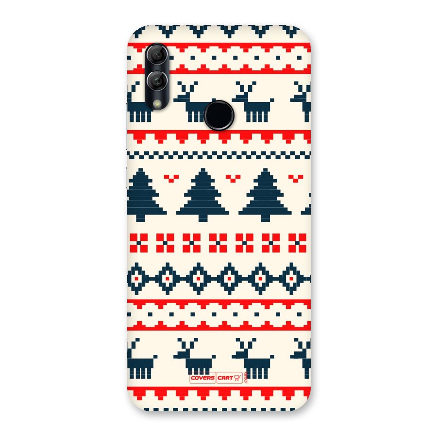 Christmas Design Pattern Back Case for Honor 10 Lite