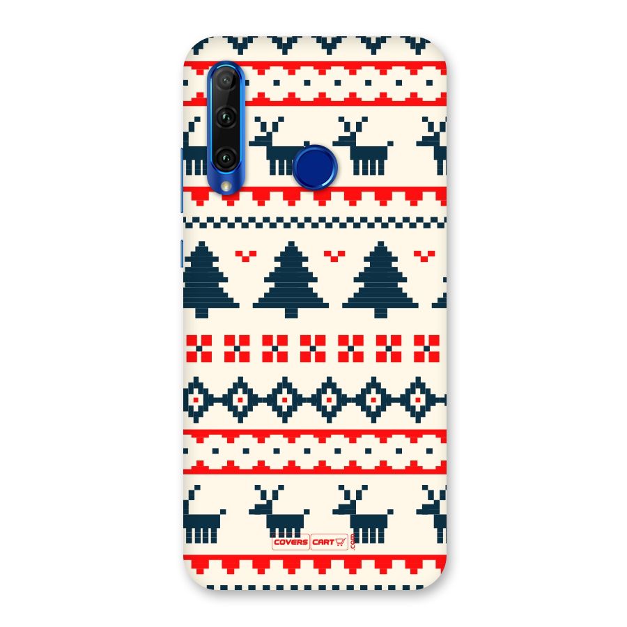 Christmas Design Pattern Back Case for Honor 20i