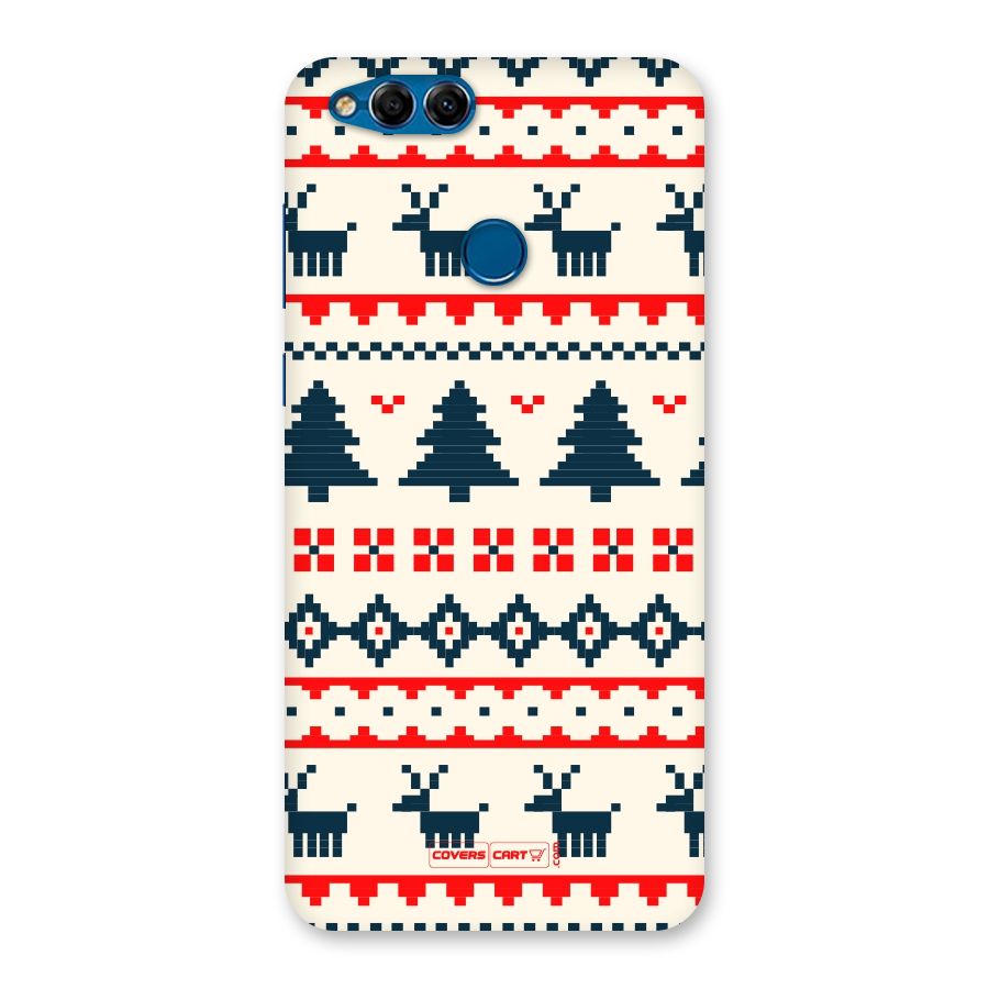 Christmas Design Pattern Back Case for Honor 7X
