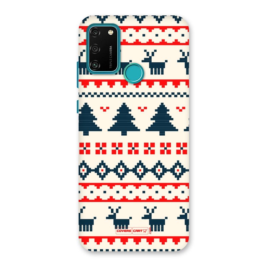 Christmas Design Pattern Back Case for Honor 9A