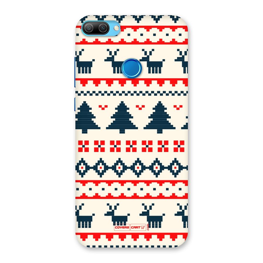 Christmas Design Pattern Back Case for Honor 9N