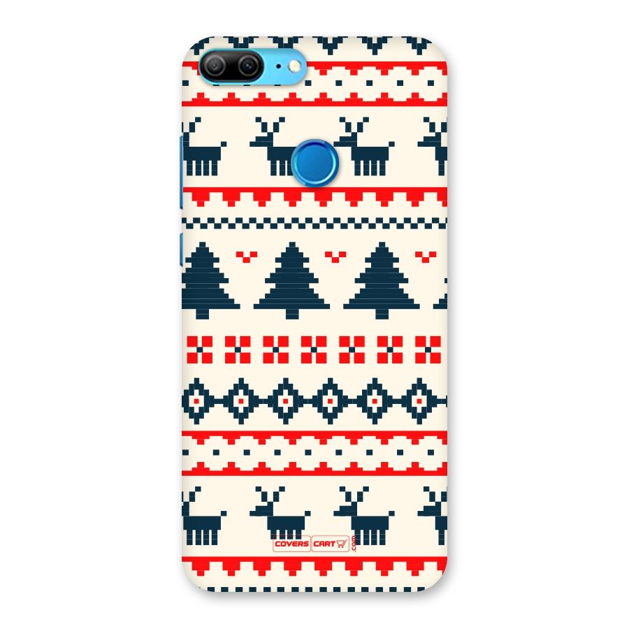 Christmas Design Pattern Back Case for Honor 9 Lite