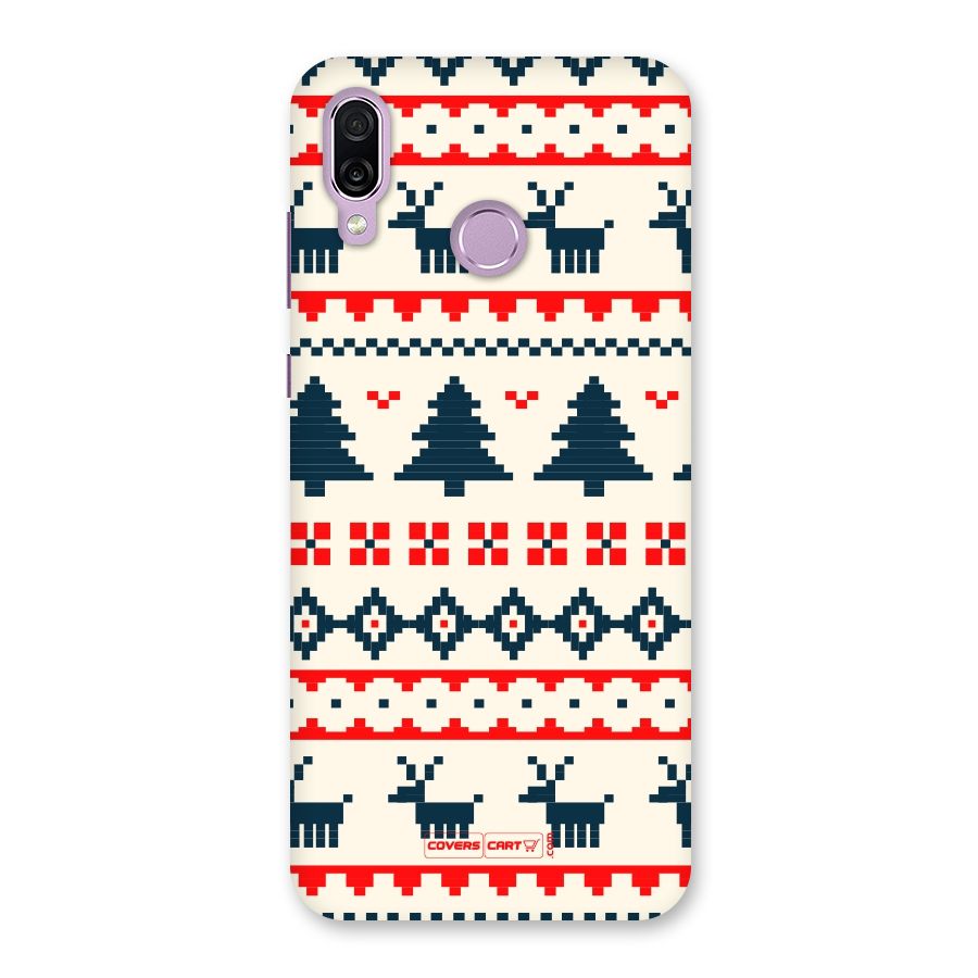 Christmas Design Pattern Back Case for Honor Play