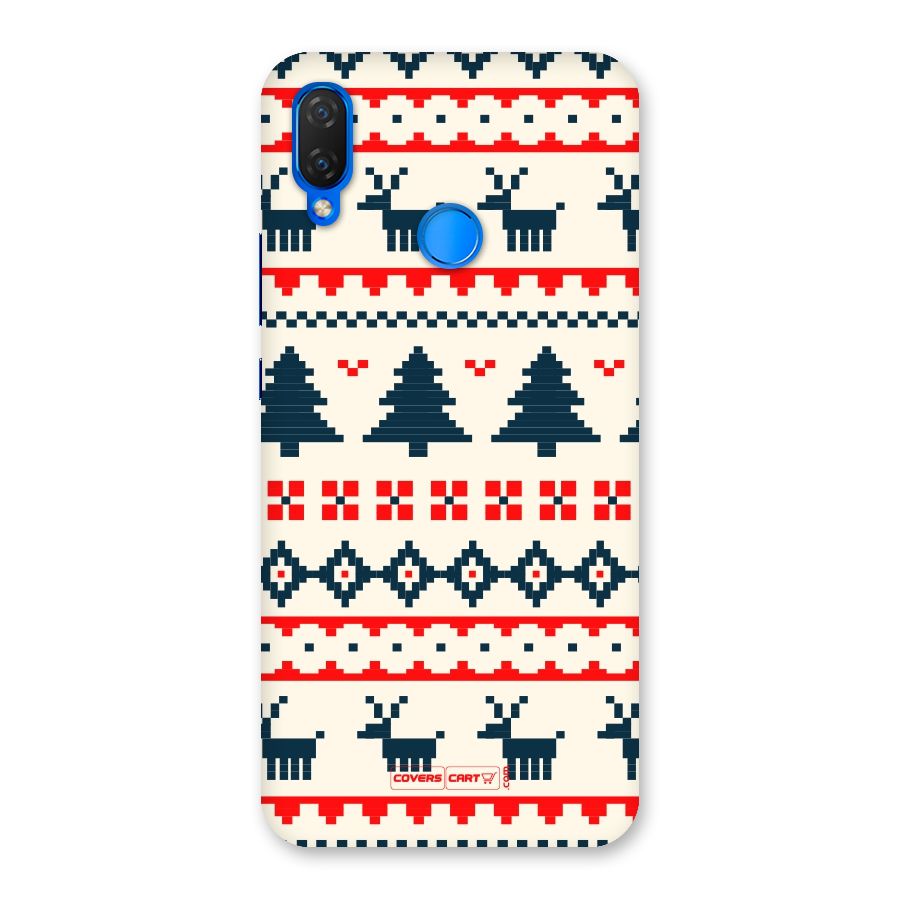 Christmas Design Pattern Back Case for Huawei P Smart+