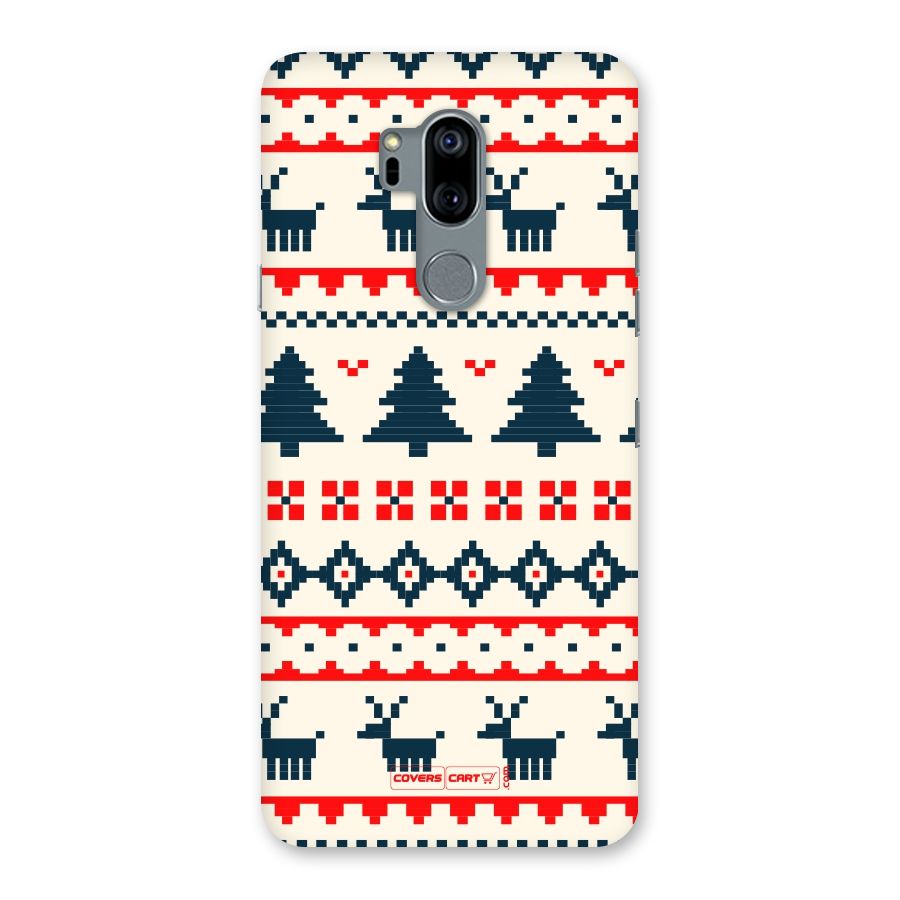Christmas Design Pattern Back Case for LG G7