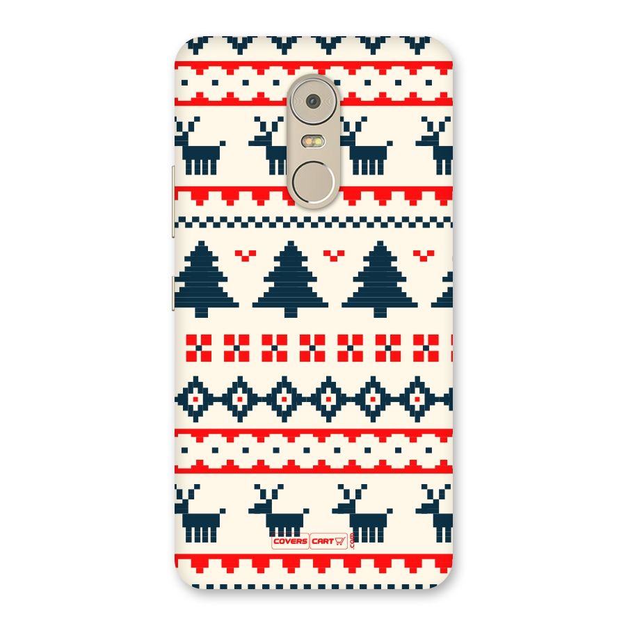 Christmas Design Pattern Back Case for Lenovo K6 Note