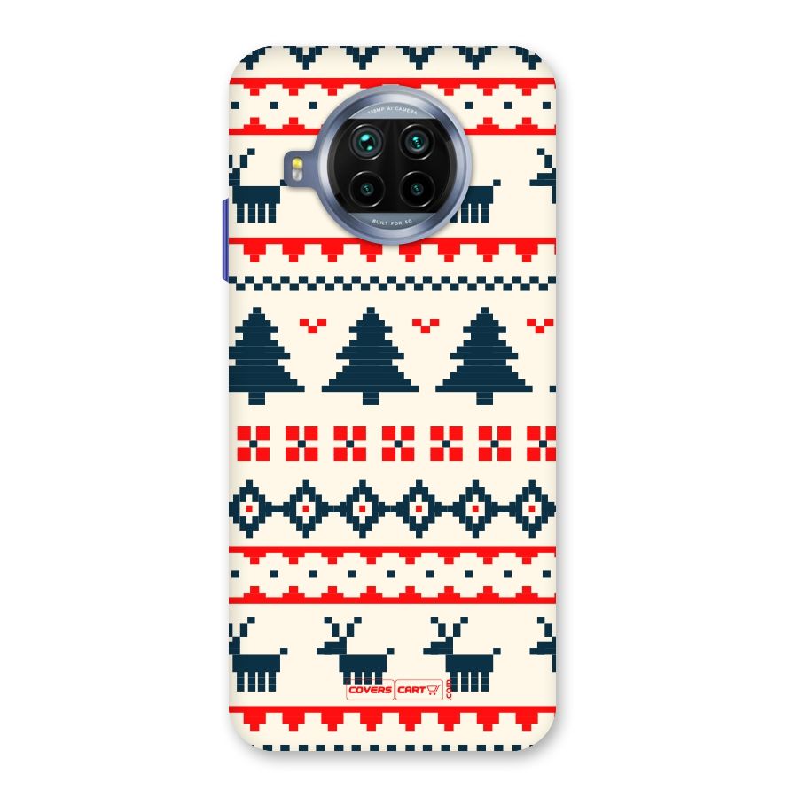 Christmas Design Pattern Back Case for Mi 10i