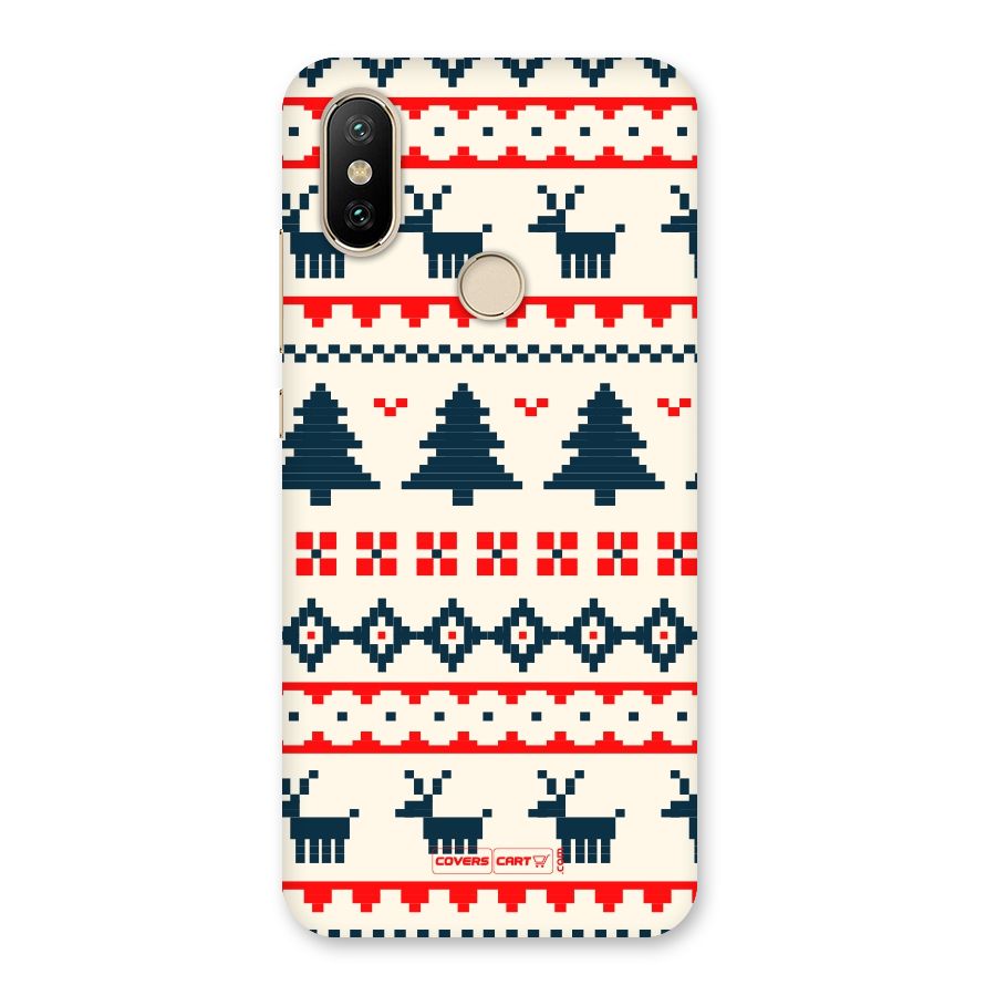 Christmas Design Pattern Back Case for Mi A2