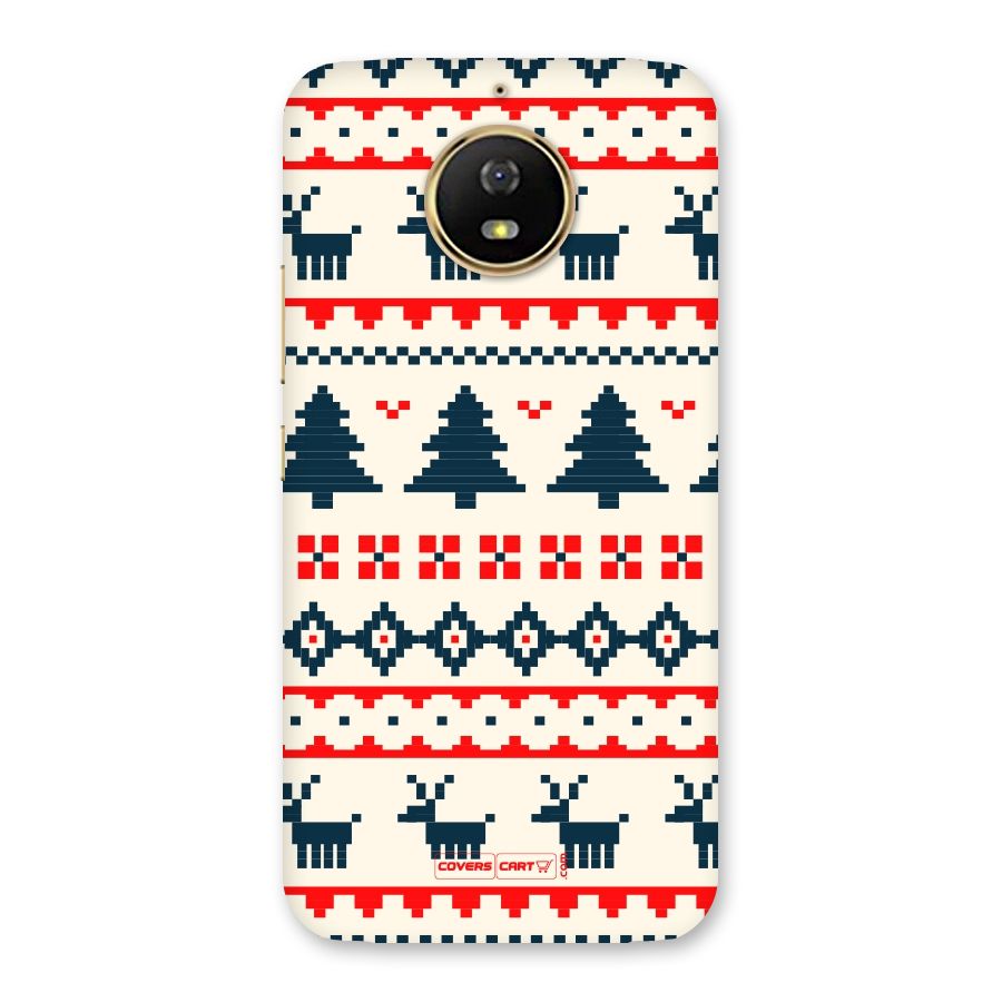 Christmas Design Pattern Back Case for Moto G5s