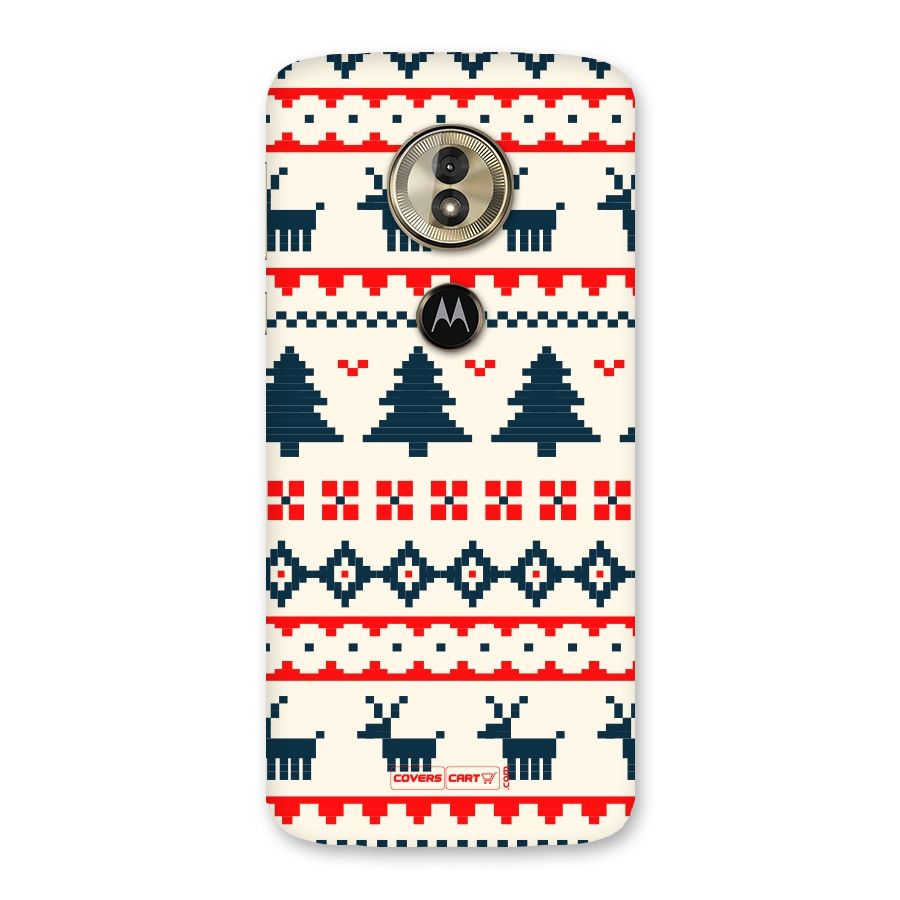 Christmas Design Pattern Back Case for Moto G6 Play