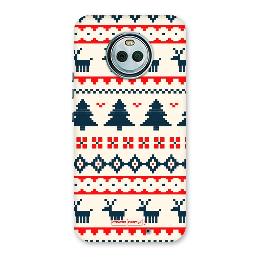 Christmas Design Pattern Back Case for Moto X4
