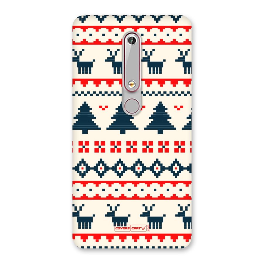 Christmas Design Pattern Back Case for Nokia 6.1