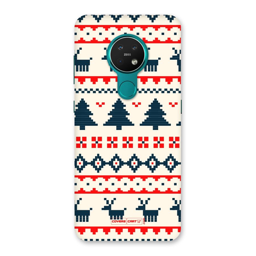 Christmas Design Pattern Back Case for Nokia 7.2