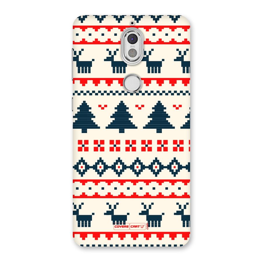 Christmas Design Pattern Back Case for Nokia 7