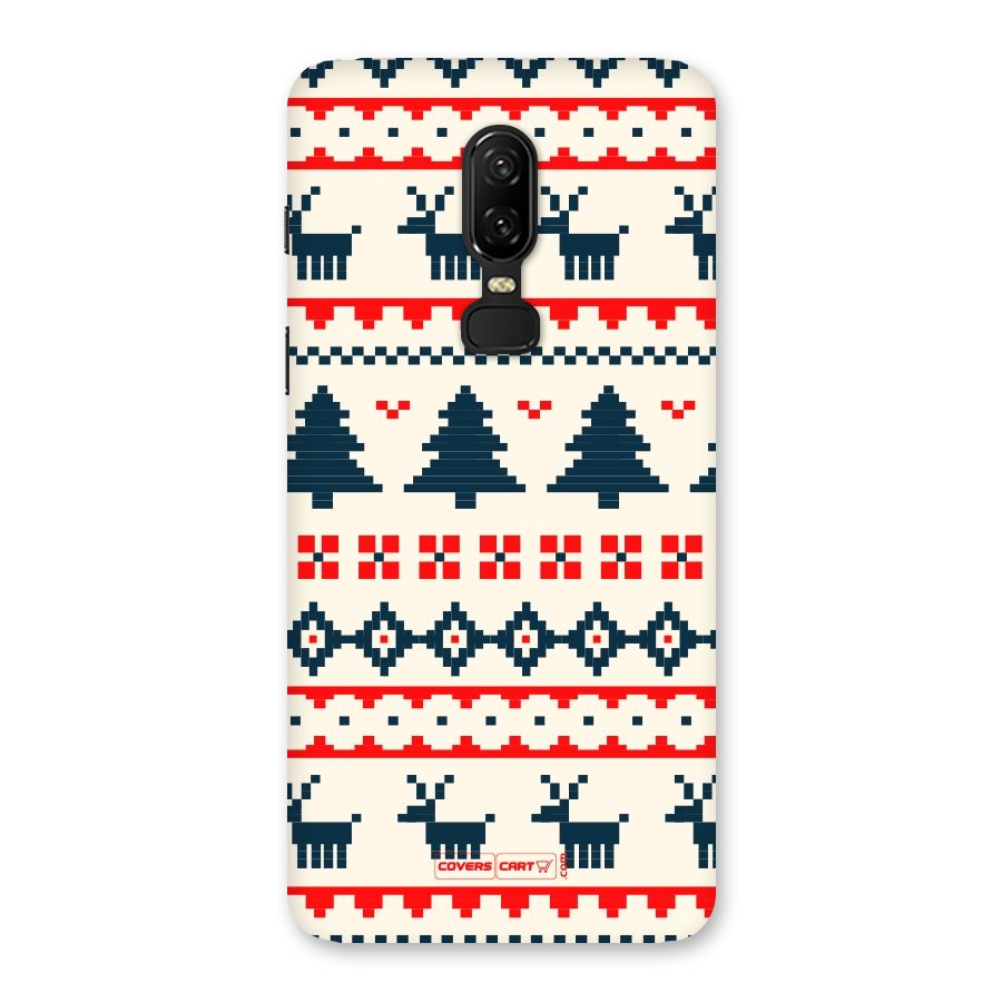 Christmas Design Pattern Back Case for OnePlus 6