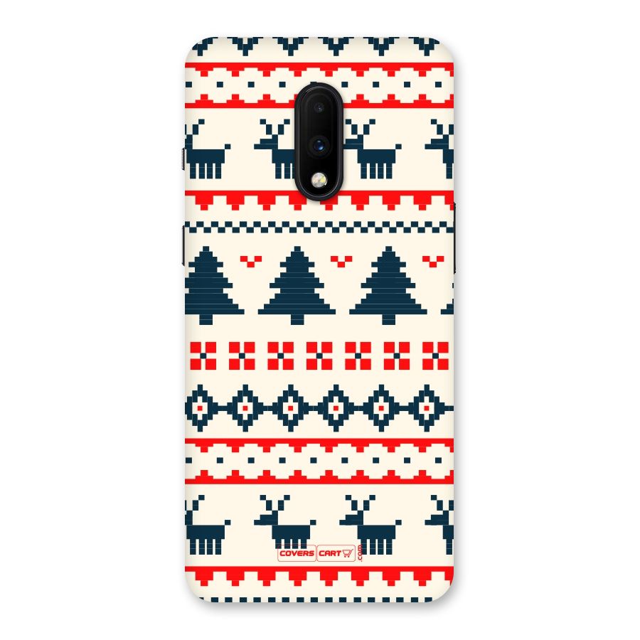 Christmas Design Pattern Back Case for OnePlus 7