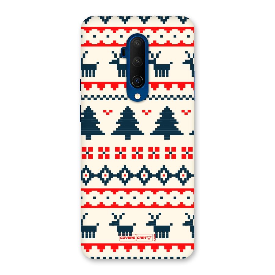 Christmas Design Pattern Back Case for OnePlus 7T Pro