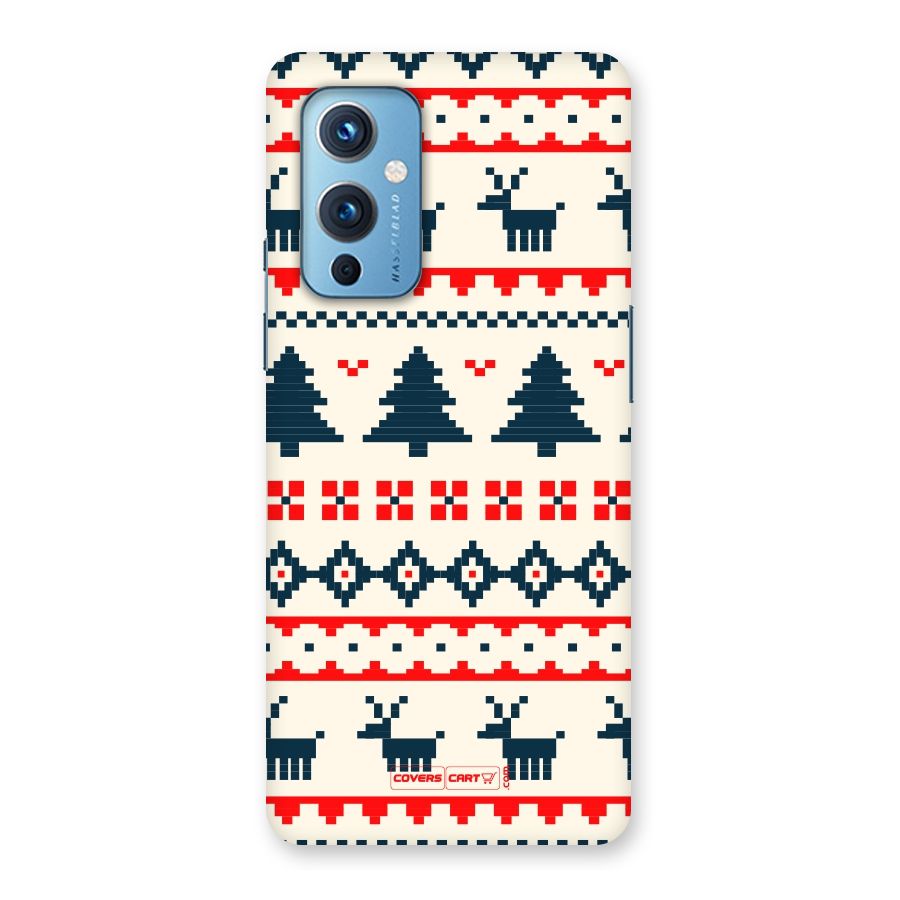 Christmas Design Pattern Back Case for OnePlus 9