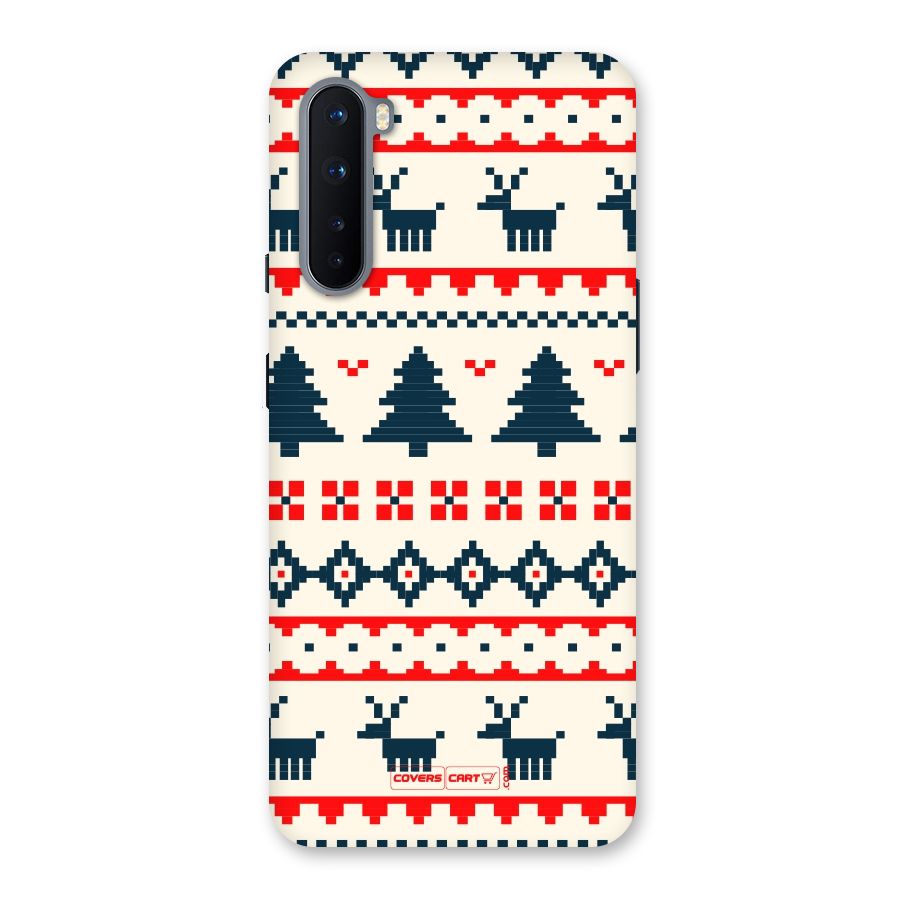 Christmas Design Pattern Back Case for OnePlus Nord