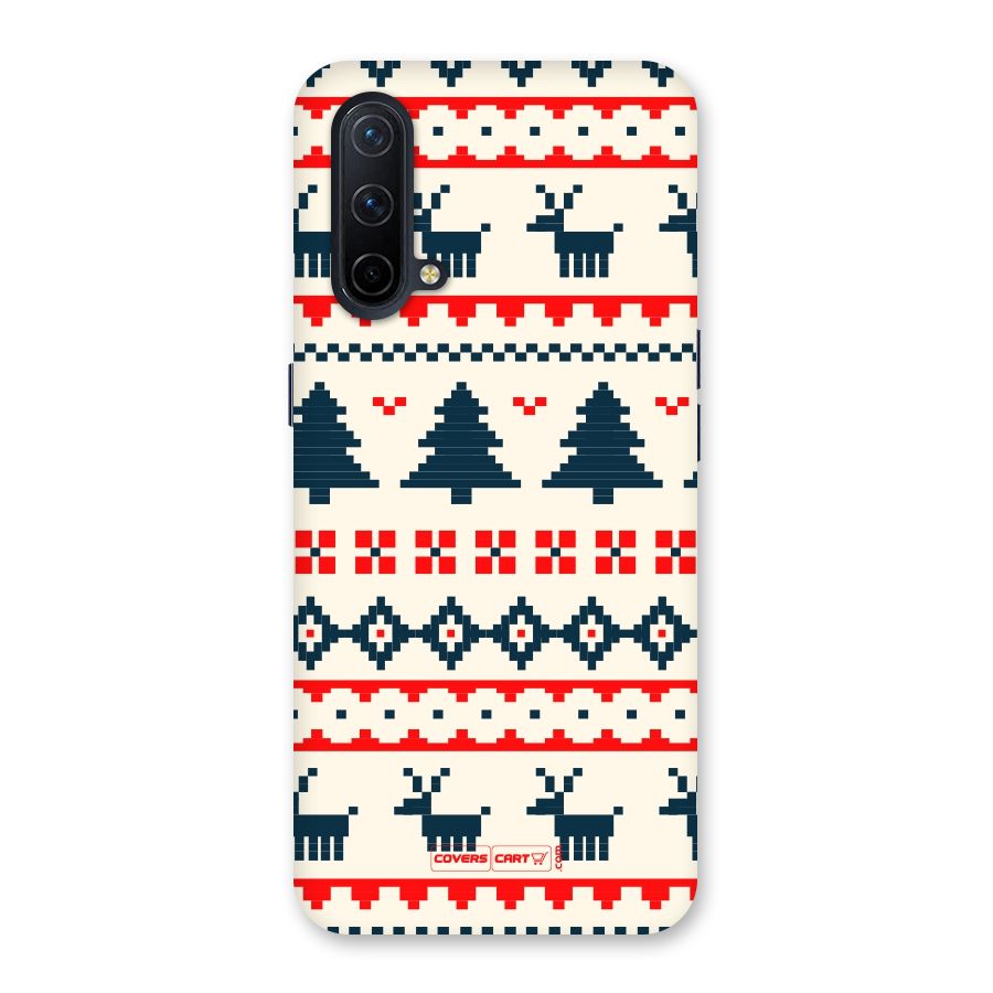 Christmas Design Pattern Back Case for OnePlus Nord CE 5G