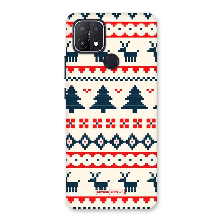 Christmas Design Pattern Back Case for Oppo A15