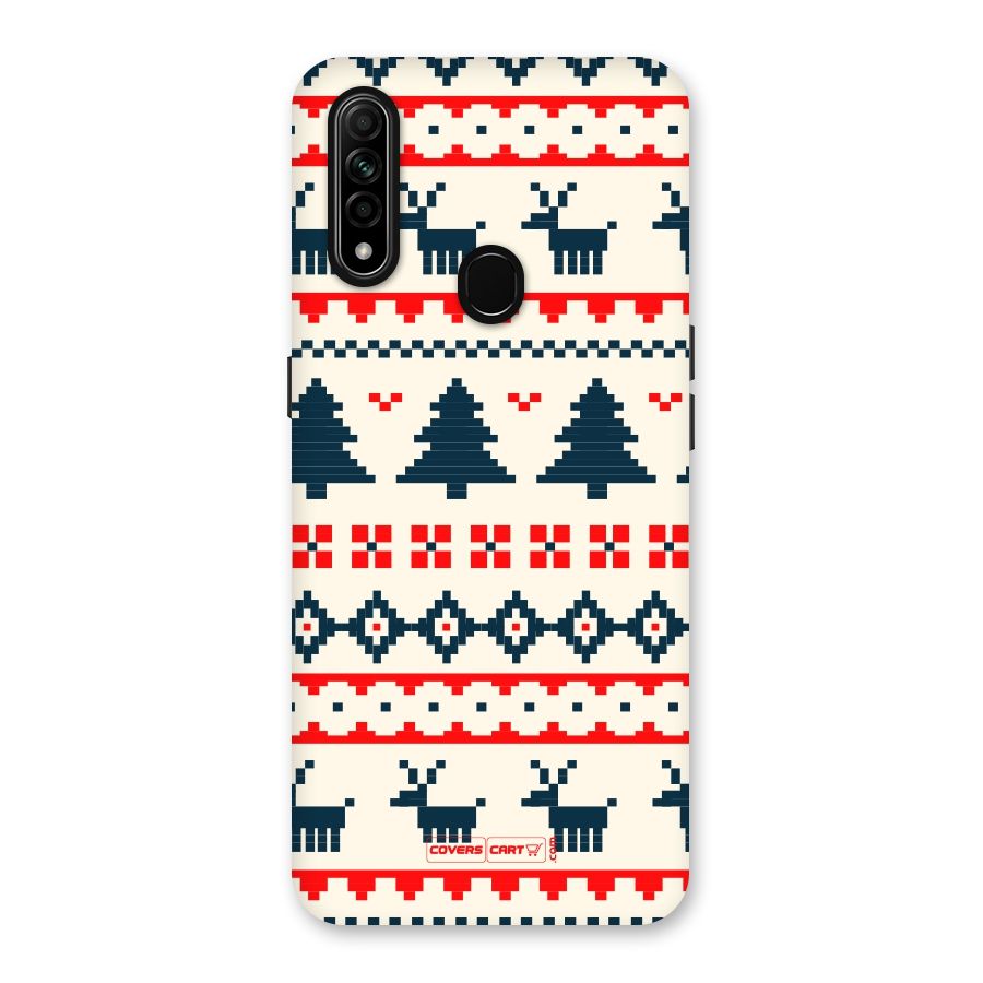 Christmas Design Pattern Back Case for Oppo A31