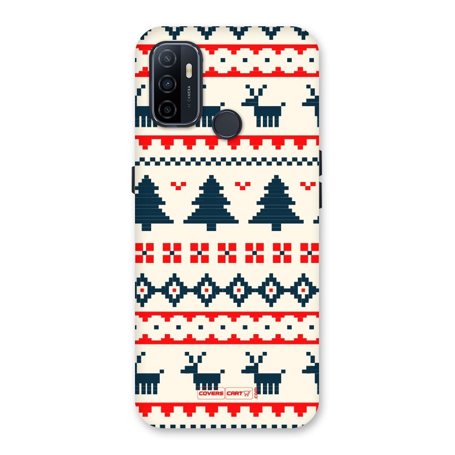 Christmas Design Pattern Back Case for Oppo A32