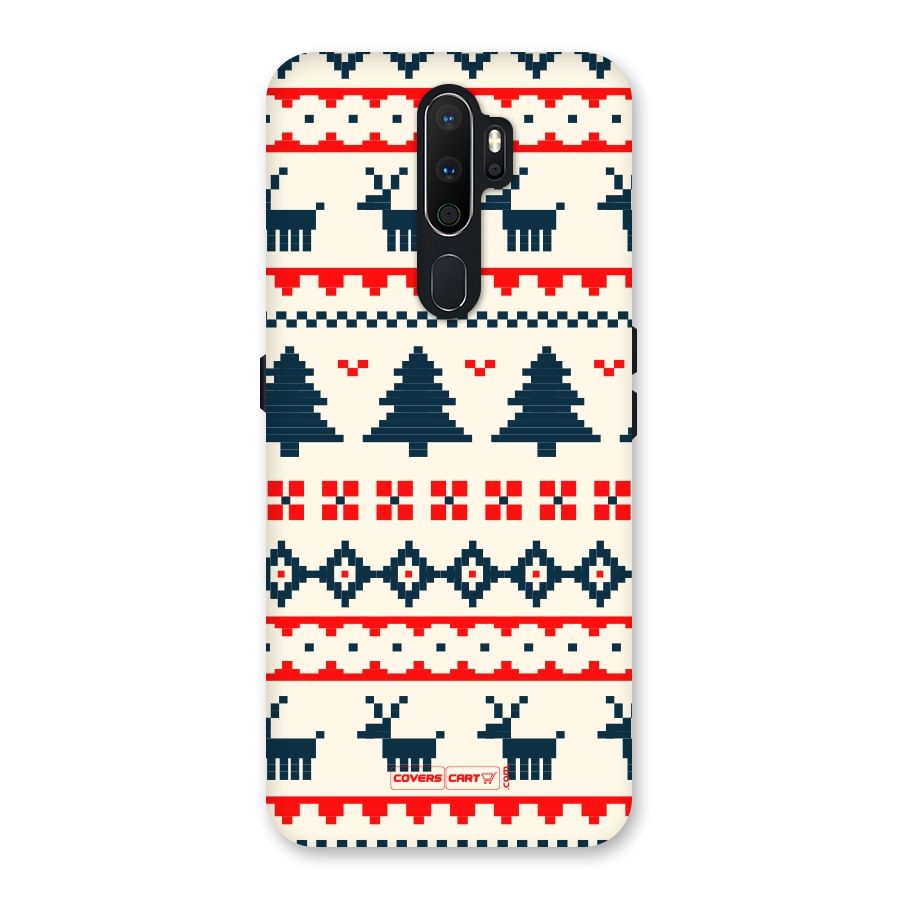 Christmas Design Pattern Back Case for Oppo A5 (2020)
