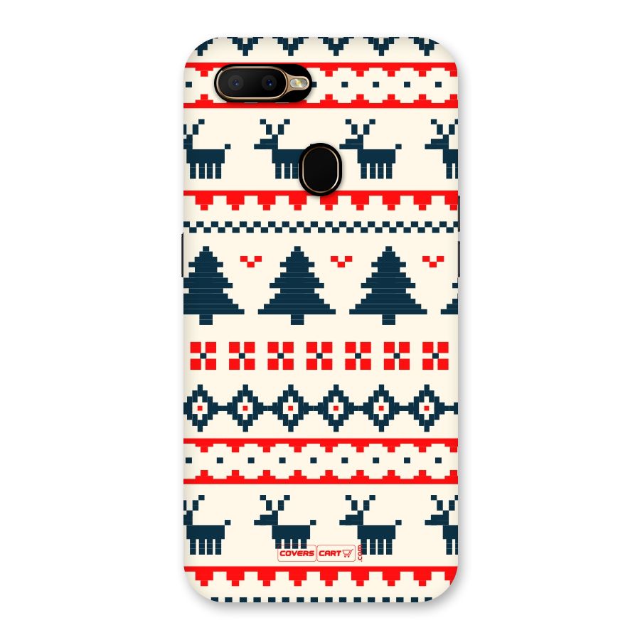 Christmas Design Pattern Back Case for Oppo A5s