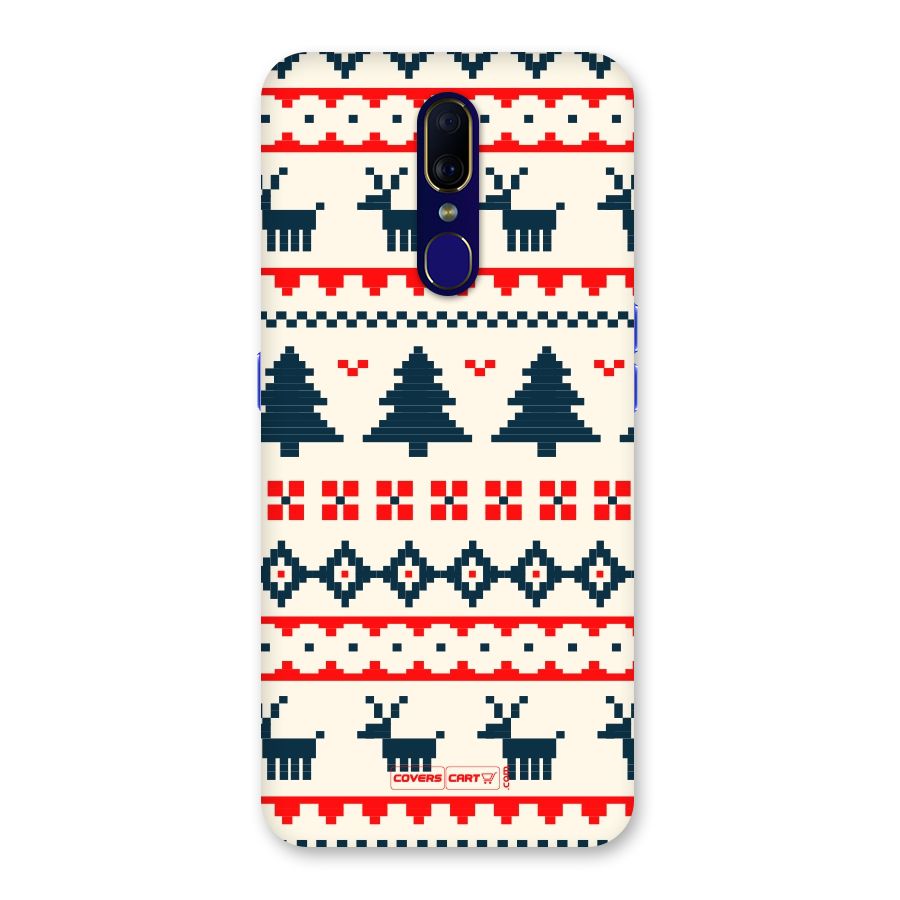 Christmas Design Pattern Back Case for Oppo A9