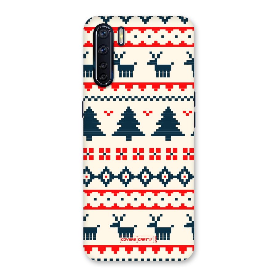 Christmas Design Pattern Back Case for Oppo F15