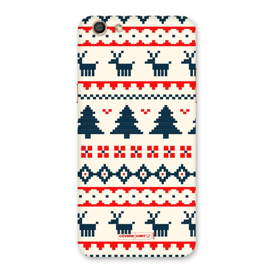 Christmas Design Pattern Back Case for Oppo F3