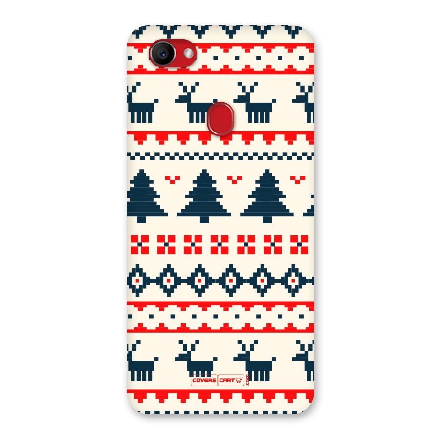 Christmas Design Pattern Back Case for Oppo F7
