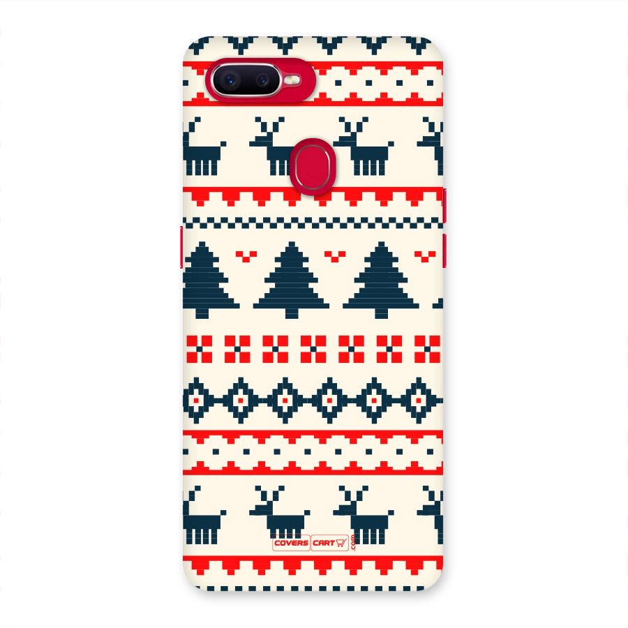Christmas Design Pattern Back Case for Oppo F9 Pro