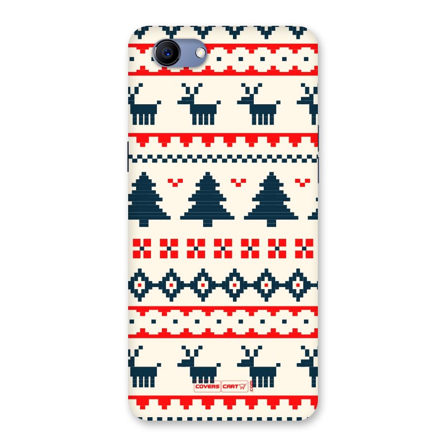 Christmas Design Pattern Back Case for Oppo Realme 1