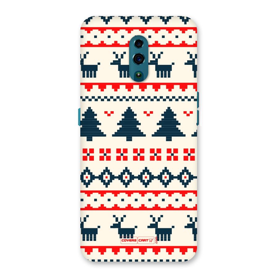 Christmas Design Pattern Back Case for Oppo Reno