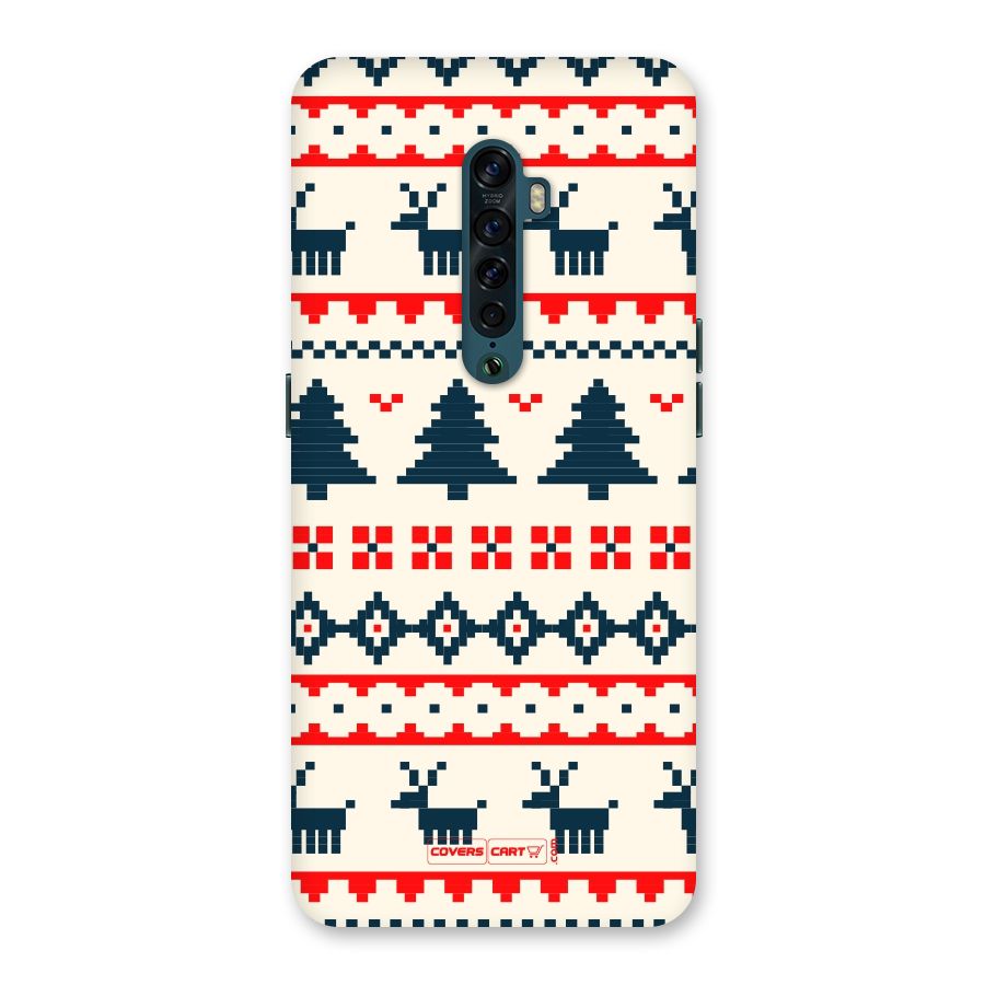 Christmas Design Pattern Back Case for Oppo Reno2