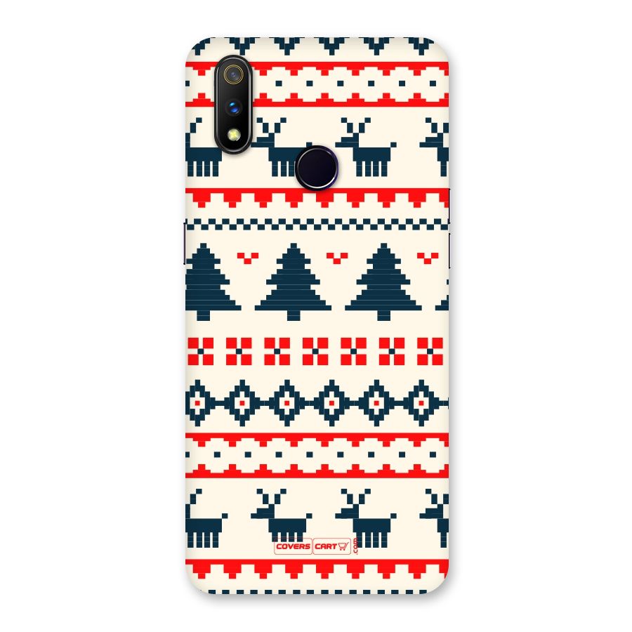 Christmas Design Pattern Back Case for Realme 3 Pro