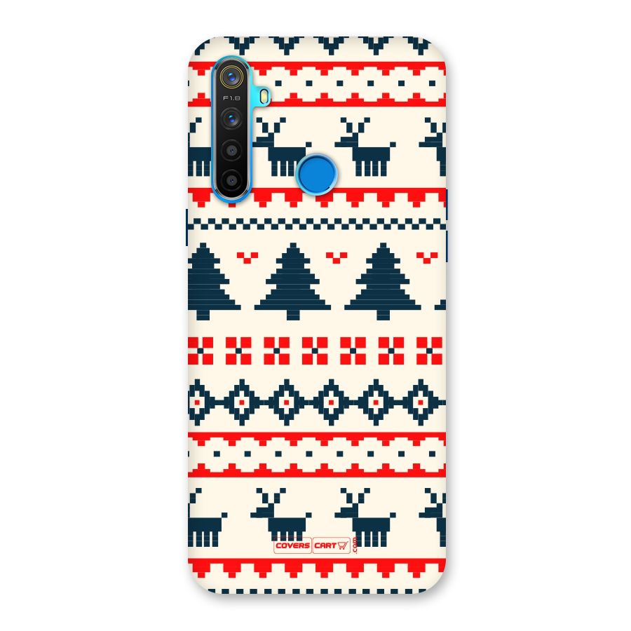 Christmas Design Pattern Back Case for Realme 5