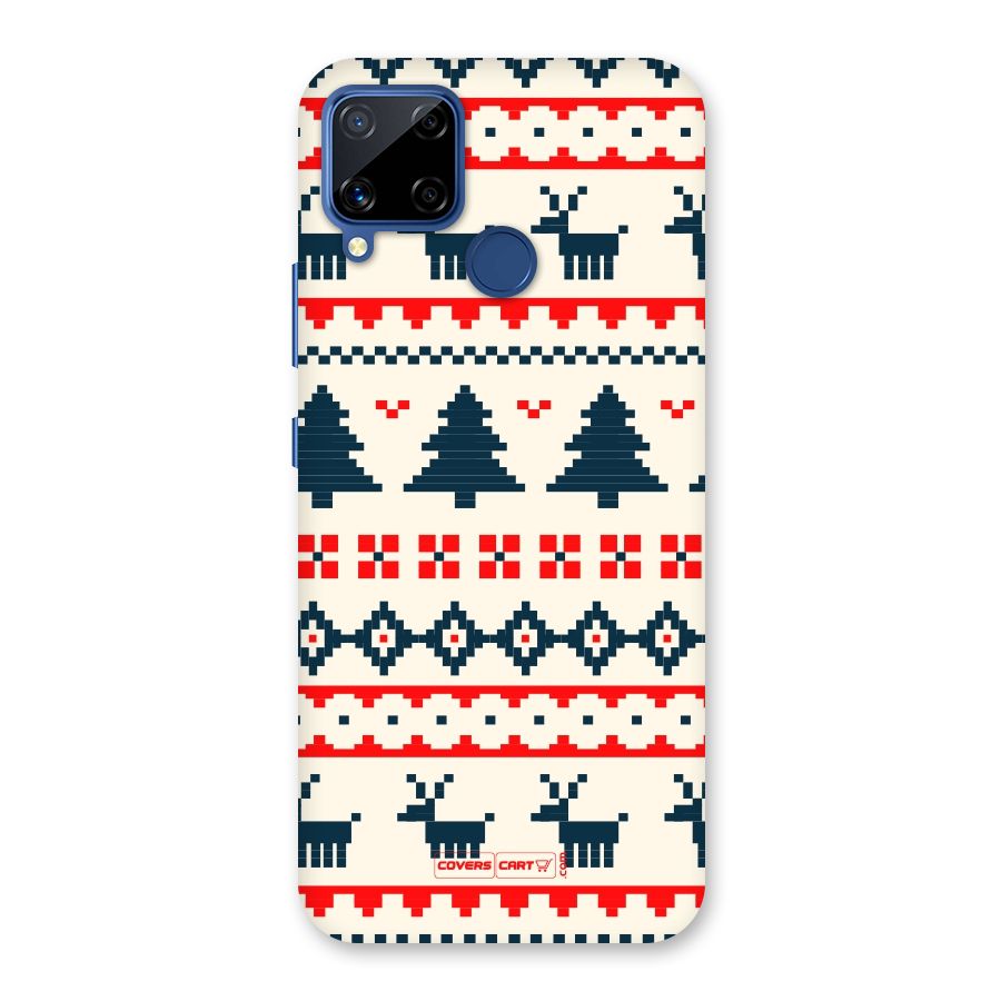 Christmas Design Pattern Back Case for Realme C15