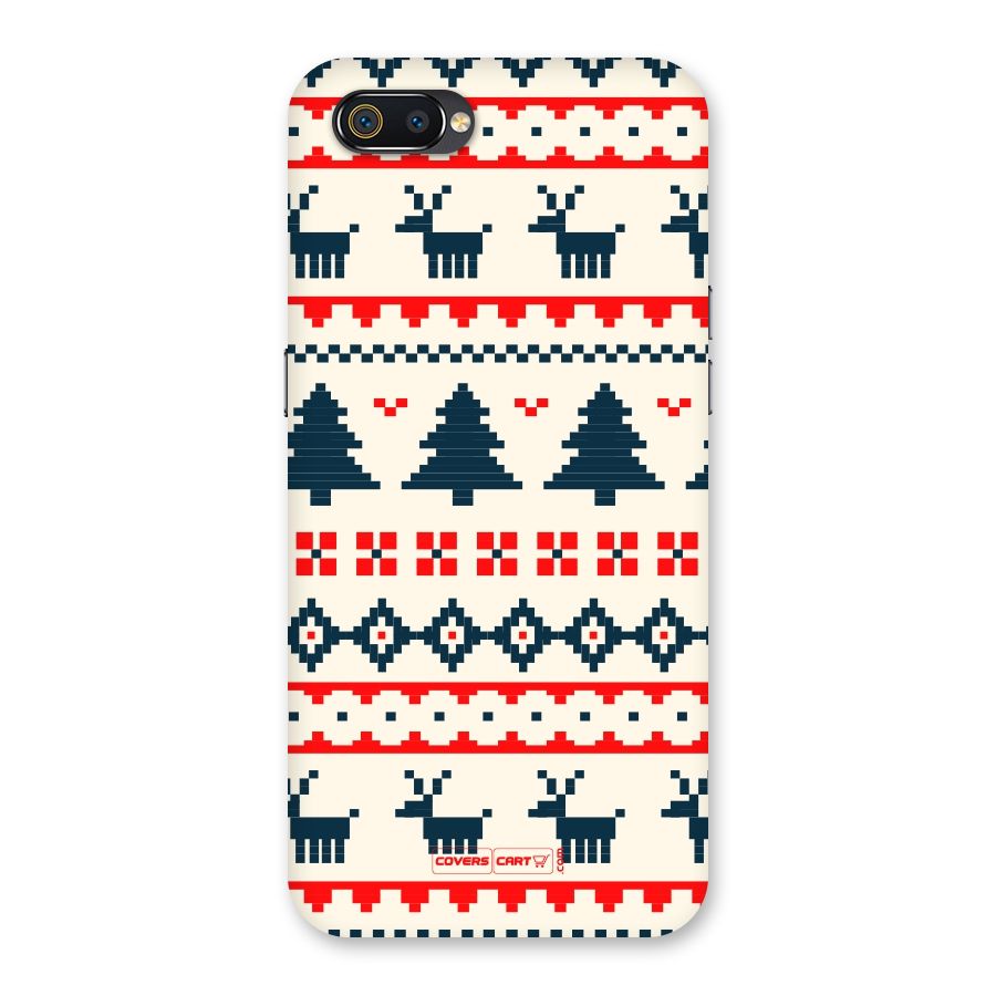 Christmas Design Pattern Back Case for Realme C2