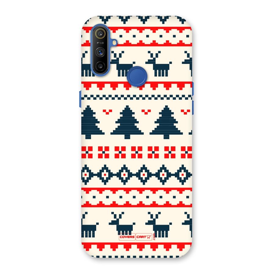 Christmas Design Pattern Back Case for Realme Narzo 10A