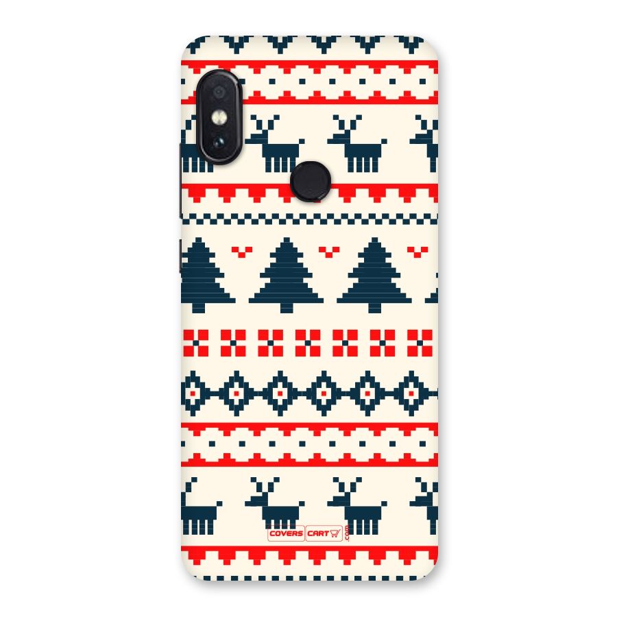 Christmas Design Pattern Back Case for Redmi Note 5 Pro