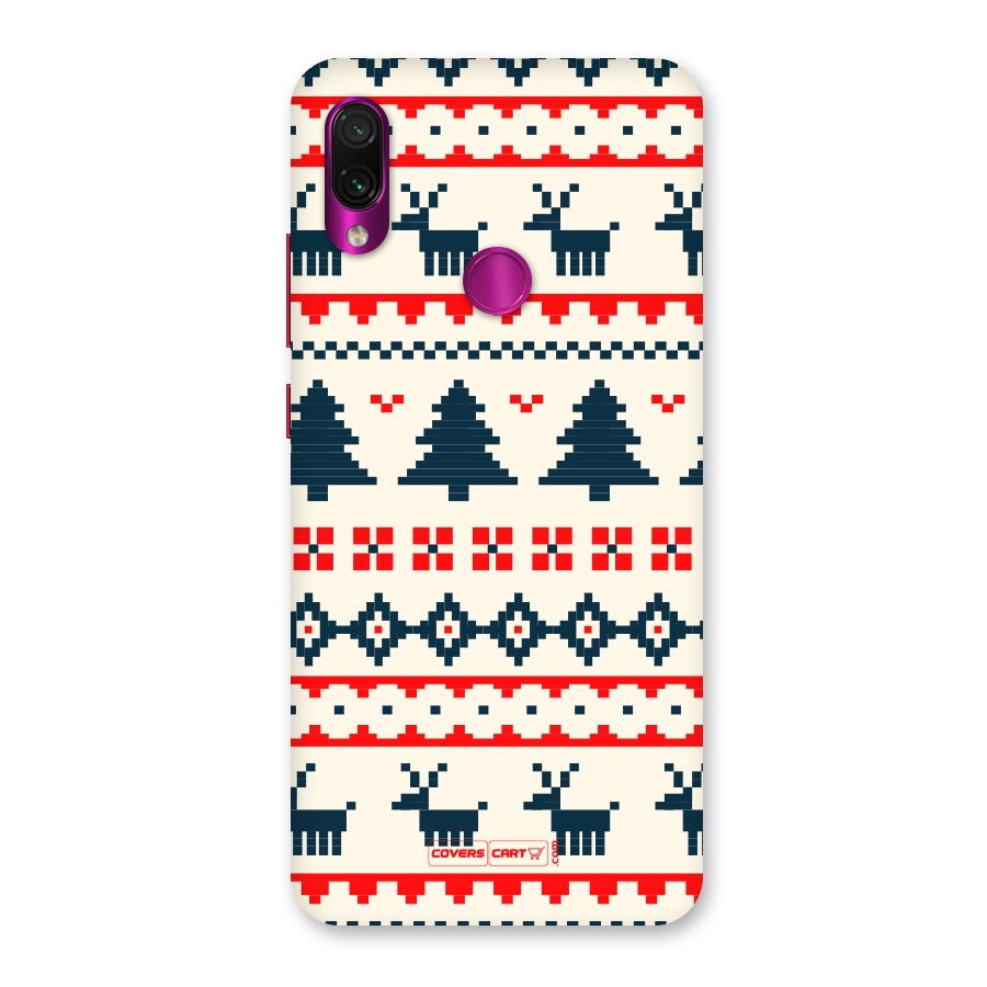 Christmas Design Pattern Back Case for Redmi Note 7 Pro