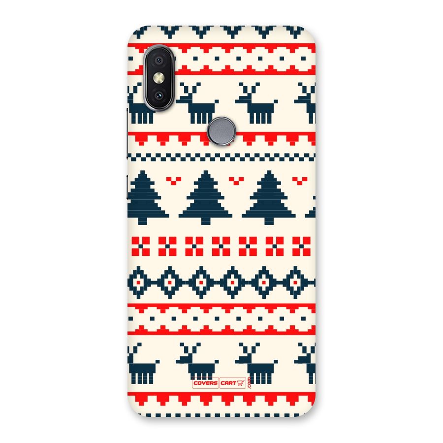 Christmas Design Pattern Back Case for Redmi Y2