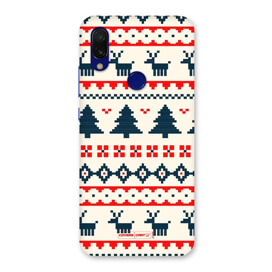 Christmas Design Pattern Back Case for Redmi Y3