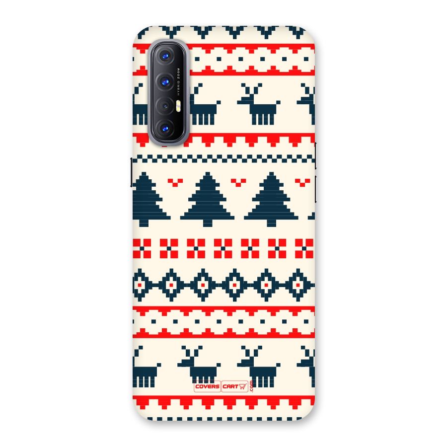 Christmas Design Pattern Back Case for Reno3 Pro