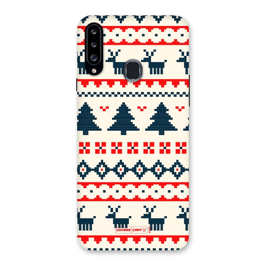 Christmas Design Pattern Back Case for Samsung Galaxy A20s