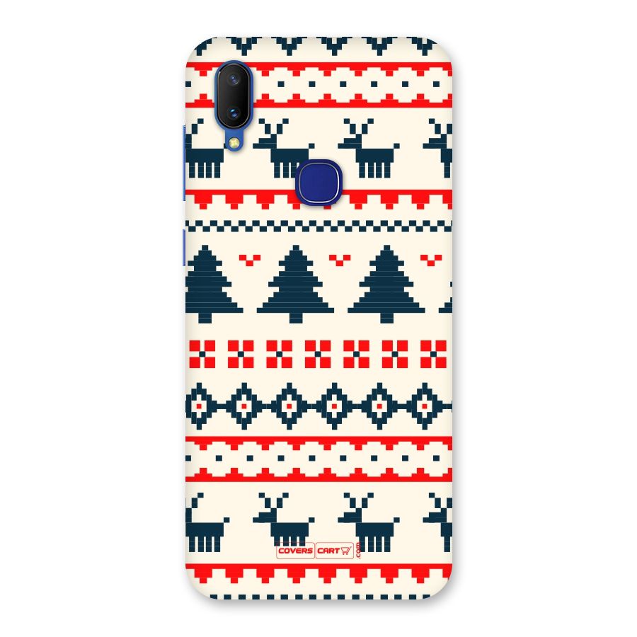 Christmas Design Pattern Back Case for Vivo V11